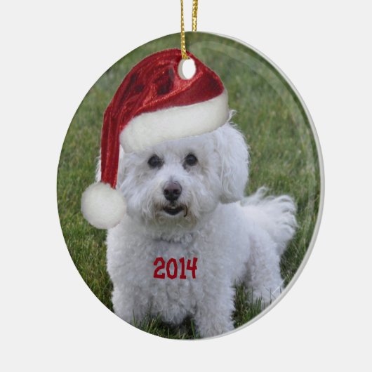 Bichon Frise Ornament 2014 (Links)