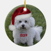 Bichon Frise Ornament 2014 (Achterkant)