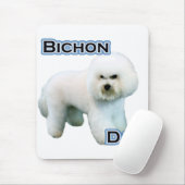 Bichon Frise Pa 4 Muismat (Met muis)