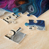 Bichon Frise Paper Quilling Art Dog Portrait Legpuzzel (Zijkant)