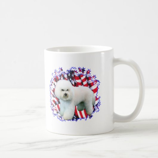 Bichon Frise Patriot Koffiemok (Rechts)