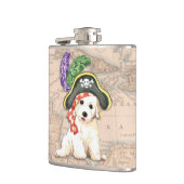 Bichon Frise Pirate Heupfles (Links)