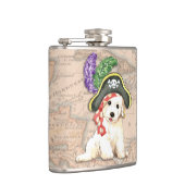Bichon Frise Pirate Heupfles (Rechts)