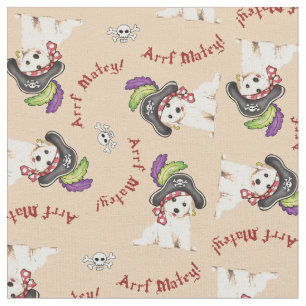 Bichon Frise Pirate Stof