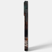 Bichon Frise pompoenen Halloween Scary Case-Mate iPhone Case (Achterkant / Links)