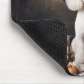 Bichon Frise pompoenen Halloween Scary Muismat (Hoek)