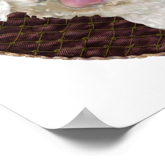 Bichon Frise Portrait Poster (Hoek)