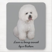 Bichon Frise Precious Mousepad Muismat (Voorkant)