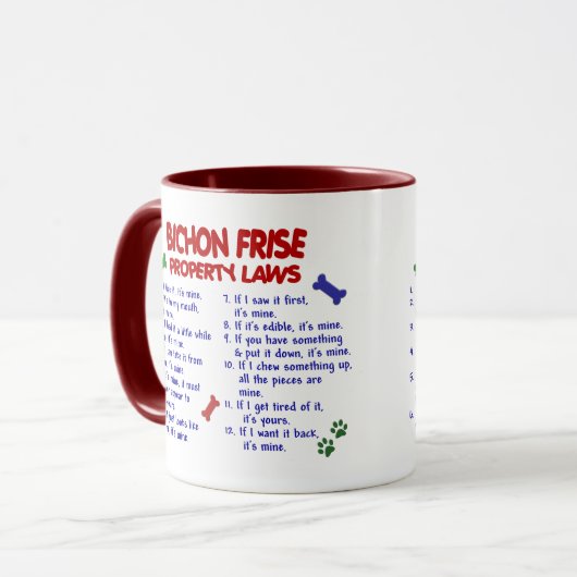 BICHON FRISE Property Laws 2 Mok (Voorkant links)