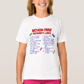 BICHON FRISE Property Laws 2 T-shirt (Voorkant)