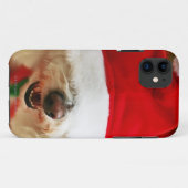 Bichon Frise pupil met kerstkleed Case-Mate iPhone Case (Achterkant (horizontaal))