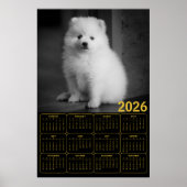 Bichon Frise Puppy 2026 Calendar Poster (Voorkant)
