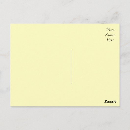 Bichon Frise Puppy Dog Blank Post Kaart (Achterkant)