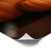 Bichon Frise Puppy Herfst Delight Pompoen Perfect Poster (Hoek)