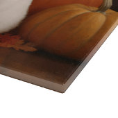 Bichon Frise Puppy Herfst Delight Pompoen Snijplank (Hoek)