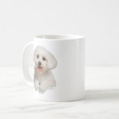 Bichon Frise Puppy Koffiemok (Voorkant links)