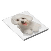 Bichon Frise Puppy Notitieblok (Schuin)