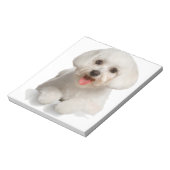 Bichon Frise Puppy Notitieblok (Linkerzijde)