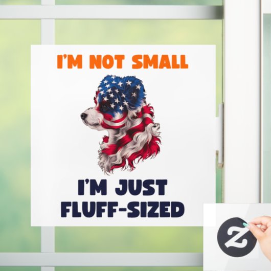 Bichon Frise Raamsticker (Huis)