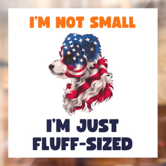 Bichon Frise Raamsticker (Vel 2)