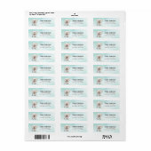 Bichon Frise Retouradreslabels Etiket (Full Sheet)