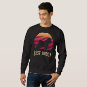 Bichon Frisé Retro Premium Trui (Voorkant volledig)