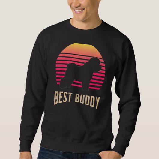 Bichon Frisé Retro Premium Trui (Voorkant)