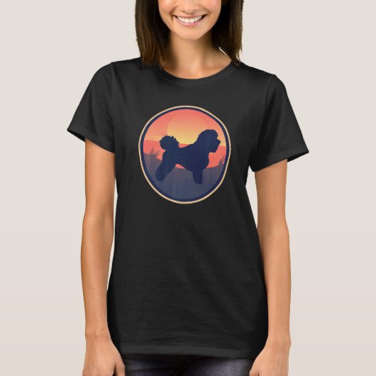 Bichon Frisé Retro T-shirt (Voorkant)
