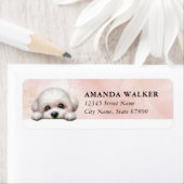 Bichon Frise Return Address Labels (Insitu)