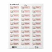 Bichon Frise Return Address Labels (Full Sheet)