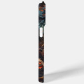 Bichon Frise Rijden Motorfiets Halloween Scary Case-Mate iPhone Case (Achterkant / Rechts)