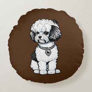 Bichon Frise Rond Kussen