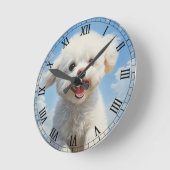 Bichon Frise Ronde Klok (Hoek)