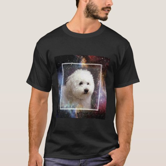 Bichon Frise Ruimte 1 T-shirt (Voorkant)