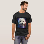 Bichon Frise Ruimte T-shirt (Voorkant volledig)
