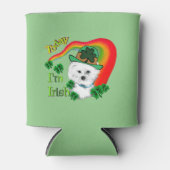 Bichon Frise Saint Patricks Day Blikjeskoeler (Voorkant)