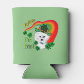 Bichon Frise Saint Patricks Day Blikjeskoeler (Achterkant)