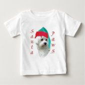 Bichon Frise Santa Paws (Voorkant)