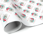 Bichon Frise Santa Paws Cadeaupapier (Rol Hoek)