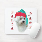 Bichon Frise Santa Paws Muismat (Met muis)