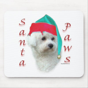 Bichon Frise Santa Paws Muismat