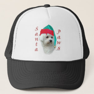 Bichon Frise Santa Paws Trucker Pet