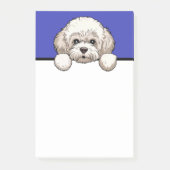 Bichon Frise Schattigee Bichon Puppy Hondenliefheb Post-it® Notes (Voorkant)