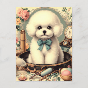  Bichon Frisé Schilderij Briefkaart