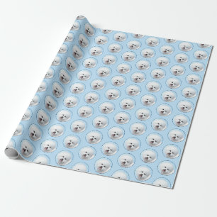 Bichon Frise Schilderij - Mooie Originele Honden K Cadeaupapier