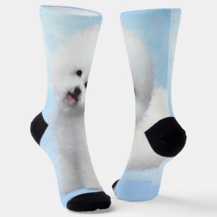 Bichon Frise Schilderij - Mooie Originele Honden K Sokken