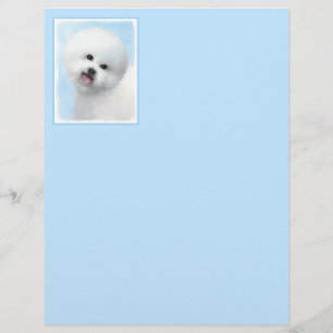Bichon Frise-schildering - Cute Original Dog Art