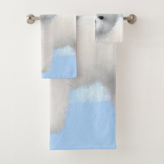 Bichon Frise-schildering - Cute Original Dog Art Bad Handdoek (Insitu)