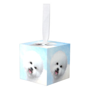 Bichon Frise-schildering - Cute Original Dog Art Decoratie