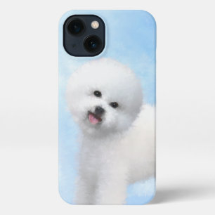 Bichon Frise-schildering - Cute Original Dog Art iPhone 13 Hoesje